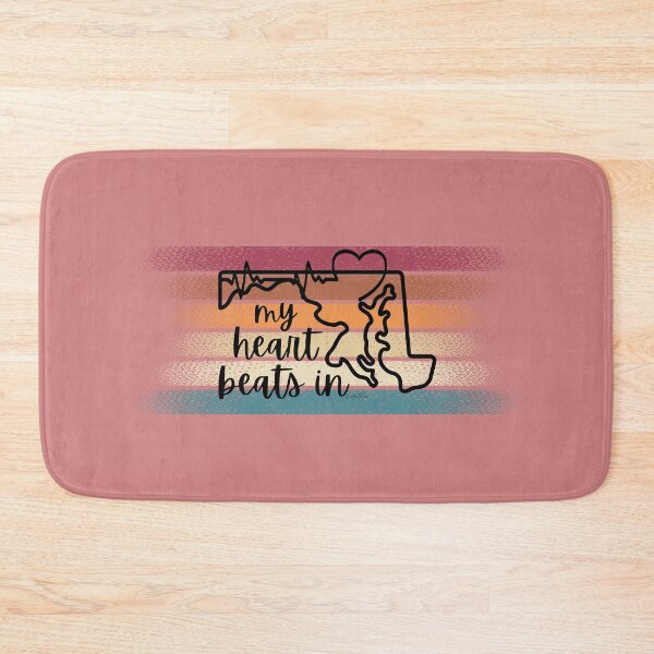 Item preview, My heart beats in Maryland designed and sold by HooYooTeeTees.