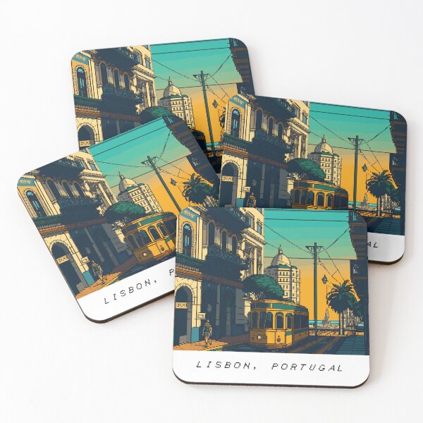 Item preview, Lisbon Pixel Art Retro designed and sold by PixelAirlines.