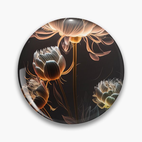 Item preview, flowers with Luminous Lights black background, led backlight artphotos 01 designed and sold by jetaiart.