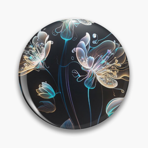 Artikelvorschau, flowers with Luminous Lights black background, led backlight artphotos 02 entworfen und verkauft von jetaiart.