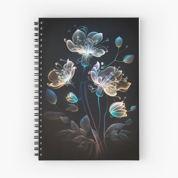 Item preview, flowers with Luminous Lights black background, led backlight artphotos 02 designed and sold by jetaiart.