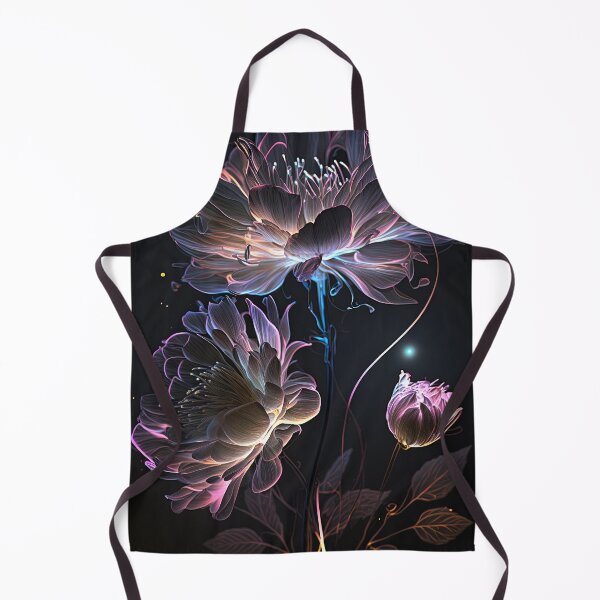 Item preview, flowers with Luminous Lights black background, led backlight artphotos 03 designed and sold by jetaiart.