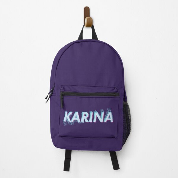 Item preview, AESPA Karina Yoo Jimin name futuristic text glitch MY | Morcaworks designed and sold by Morcawork.