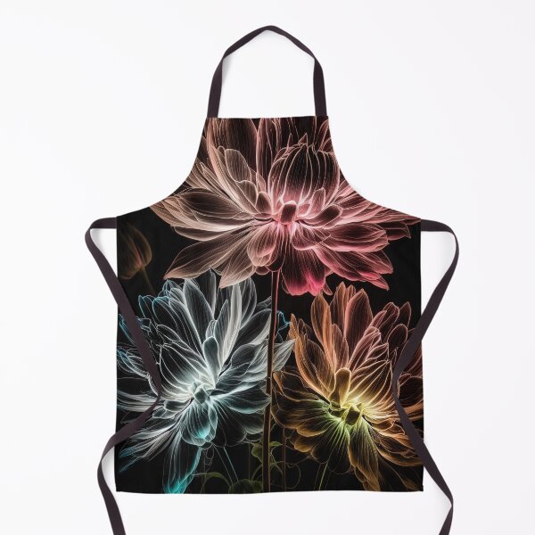 Item preview, flowers with Luminous Lights black background, led backlight artphotos 04 designed and sold by jetaiart.