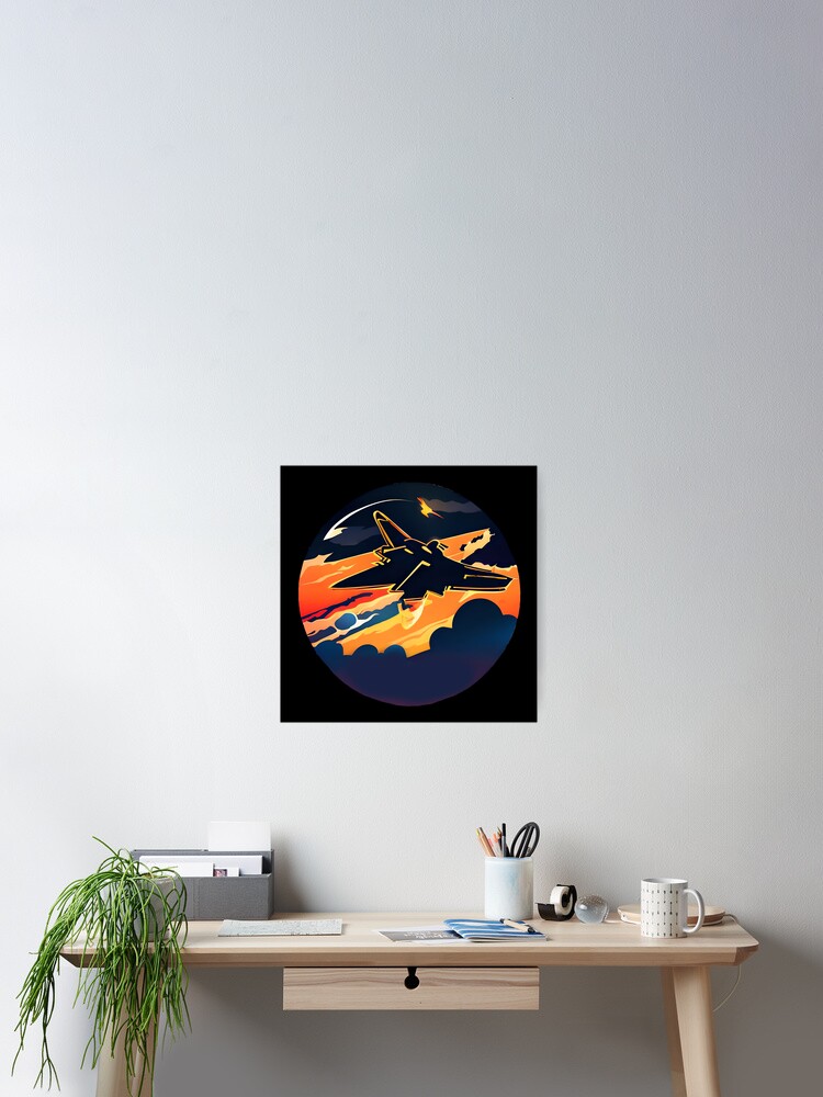 Thumbnail 2 of 3, Poster, Fighter Jet designed and sold by Trace1234.