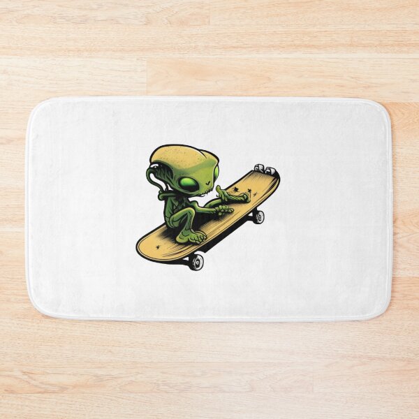 Item preview, Spaceship Cosmos Skateboarding Funny Alien designed and sold by BobilandStore.