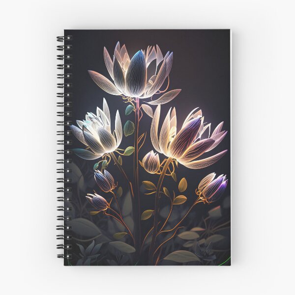 Item preview, flowers with Luminous Lights black background, led backlight artphotos 05 designed and sold by jetaiart.