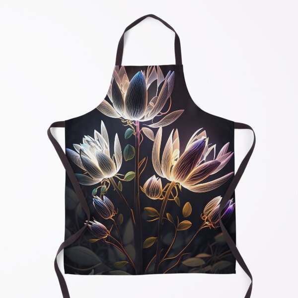 Item preview, flowers with Luminous Lights black background, led backlight artphotos 05 designed and sold by jetaiart.