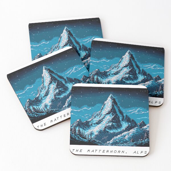 Item preview, Matterhorn Pixel Art Retro designed and sold by PixelAirlines.