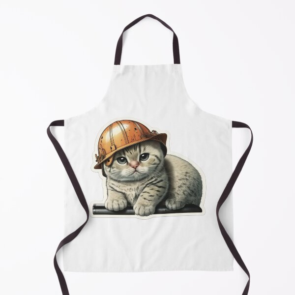 Item preview, Cute Cat with Hard Hat designed and sold by Your Favorite Store.