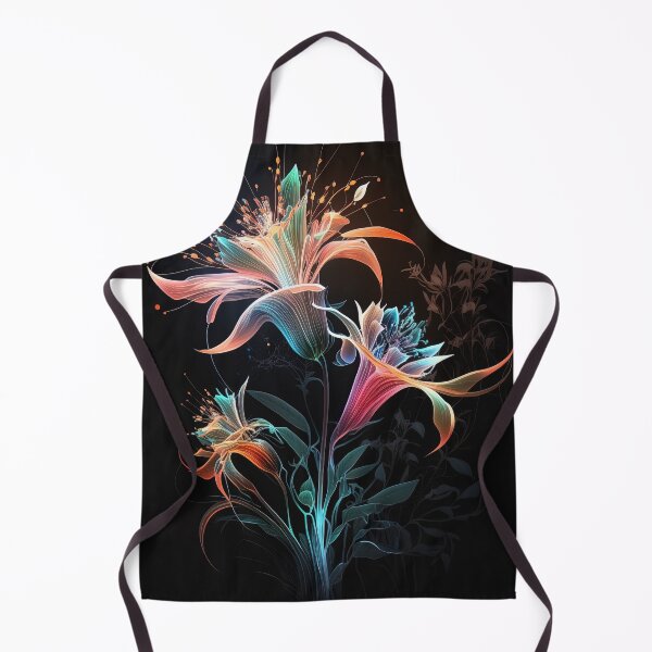 Item preview, flowers with Luminous Lights black background, led backlight artphotos 06 designed and sold by jetaiart.
