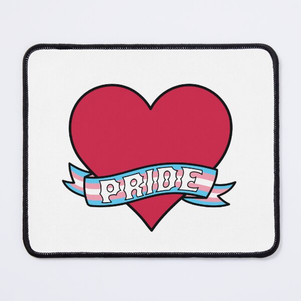 Item preview, Trans Pride Heart Banner designed and sold by ArtliciousHUMAN.