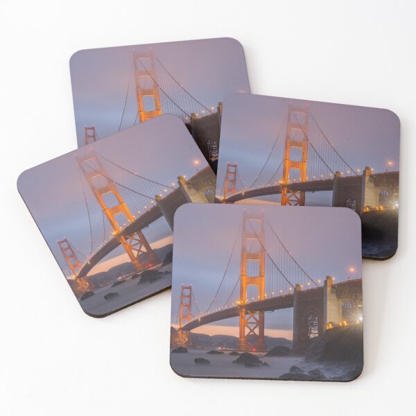 Item preview, The Golden Gate Bridge with Foggy Skies via Baker Beach designed and sold by yhelfman.