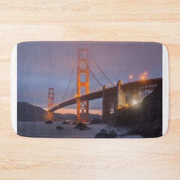 Item preview, The Golden Gate Bridge with Foggy Skies via Baker Beach designed and sold by yhelfman.