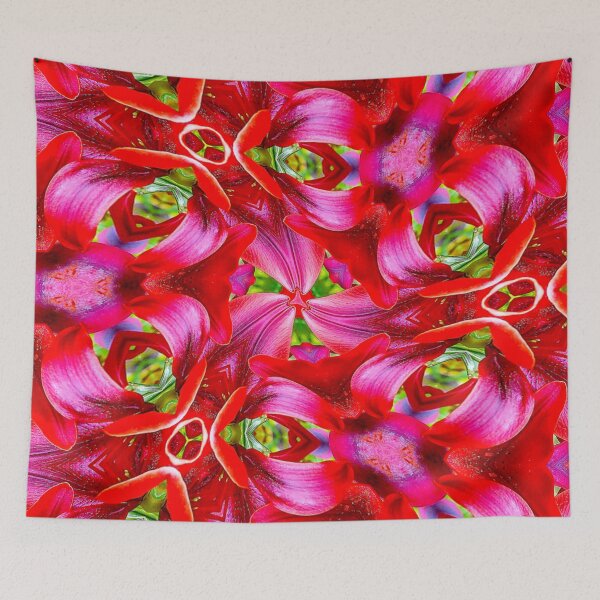Item preview, Dark Red Lily Pattern designed and sold by Patternflower.
