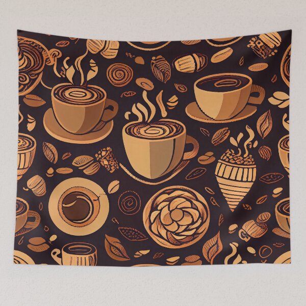 Item preview, Delicious Coffee Pattern VI designed and sold by Gadgetaliciouss.