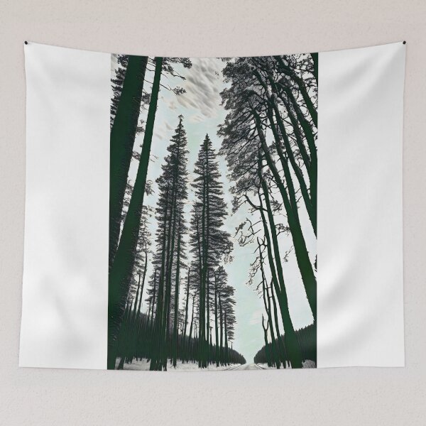 Item preview, Winding road, towering forest designed and sold by imagynationwork.