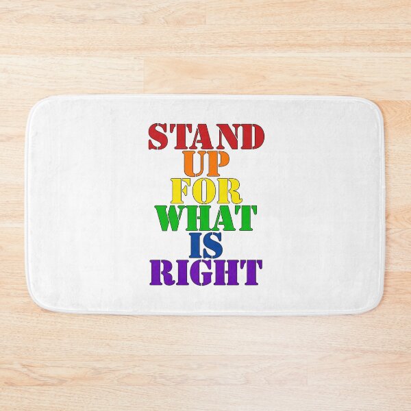 Item preview, Pride LGBT Statement, stand up for what is right designed and sold by Shirt-Expert.