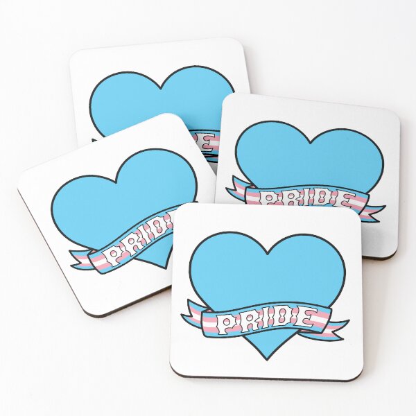 Item preview, Trans Pride Heart Banner designed and sold by ArtliciousHUMAN.