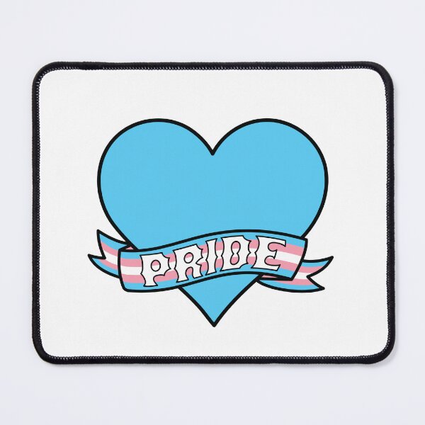 Item preview, Trans Pride Heart Banner designed and sold by ArtliciousHUMAN.
