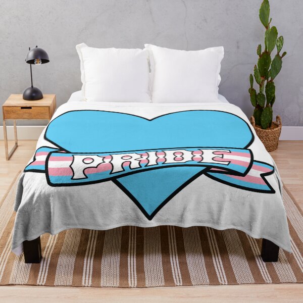 Item preview, Trans Pride Heart Banner designed and sold by ArtliciousHUMAN.