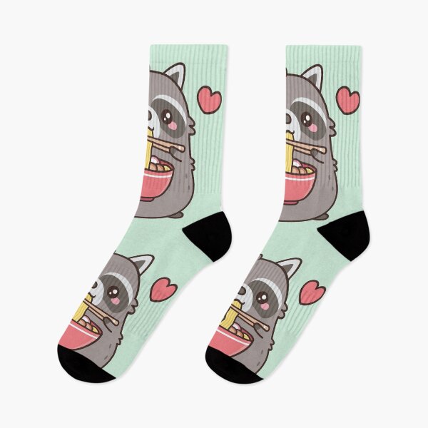 Item preview, Lindo mapache gordito le encanta comer fideos ramen designed and sold by rustydoodle.