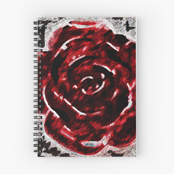 Artikelvorschau, Abstrakter roter Rosen-Digital-Entwurf durch Veda Modern Distorted Flower entworfen und verkauft von kattakitty.