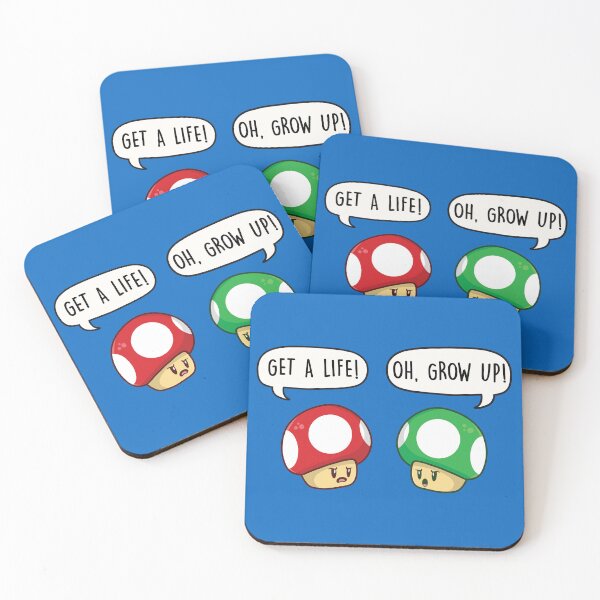 Item preview, Get a Life Oh Grow Up Mushroom designed and sold by LEFDDesigns.