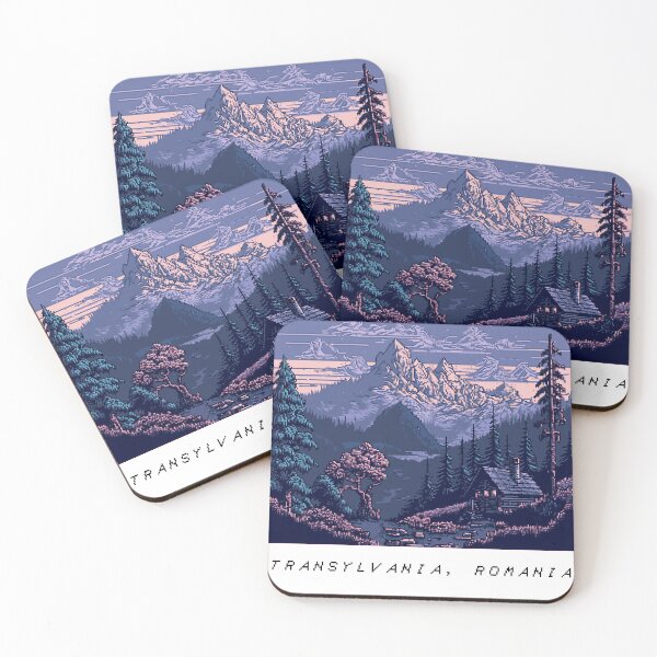 Item preview, Transylvania Pixel Art Retro designed and sold by PixelAirlines.