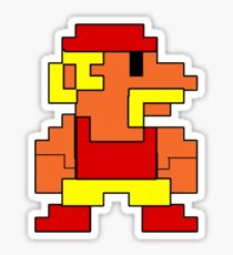 8 bit wrestler Sticker