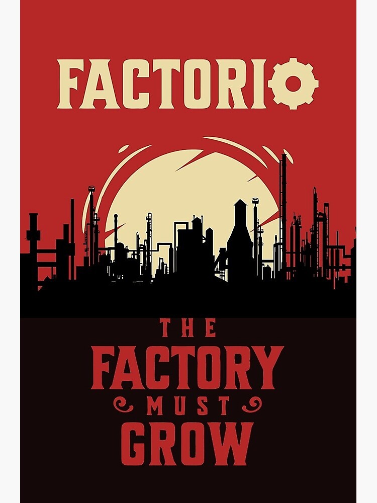 Factorio Poster Premium Matte Vertical Poster sold by Varun Sharma ...