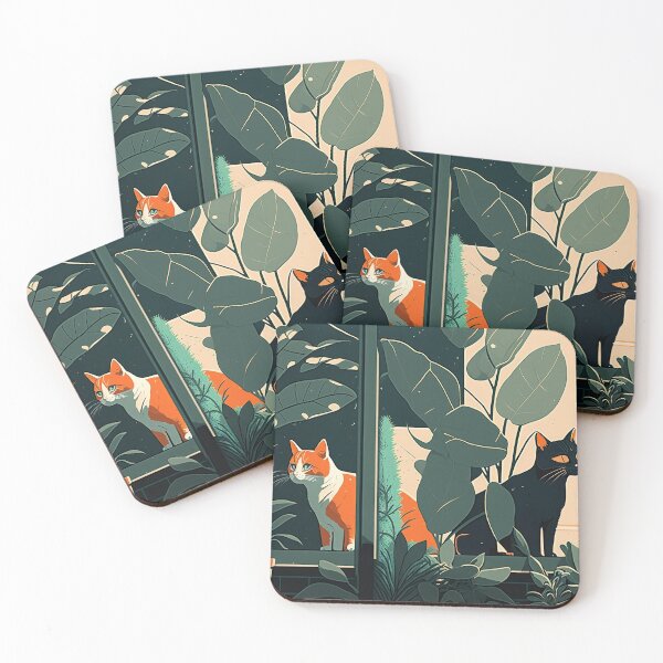 Item preview, Cats in the balcony designed and sold by Paintograma.