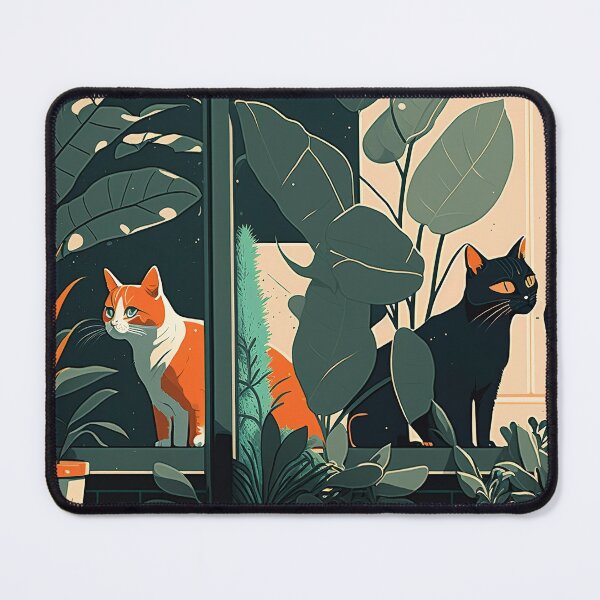Item preview, Cats in the balcony designed and sold by Paintograma.