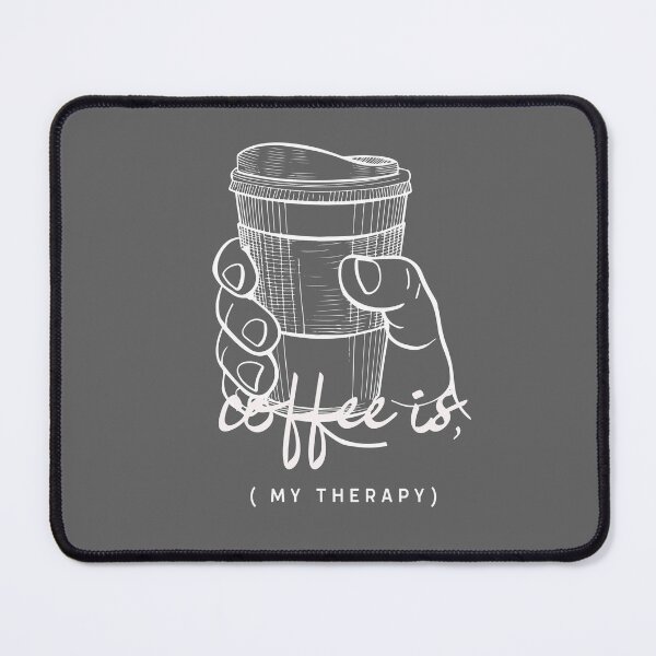 Item preview, Coffee is my therapy designed and sold by MysticalBlack Studio.
