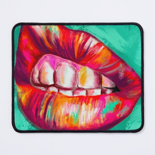Item preview, Lips falling in colors designed and sold by Nora Gad.