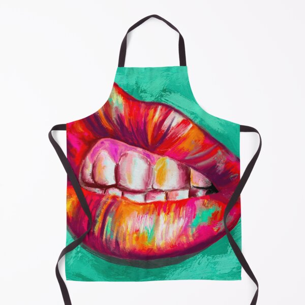 Item preview, Lips falling in colors designed and sold by Nora Gad.