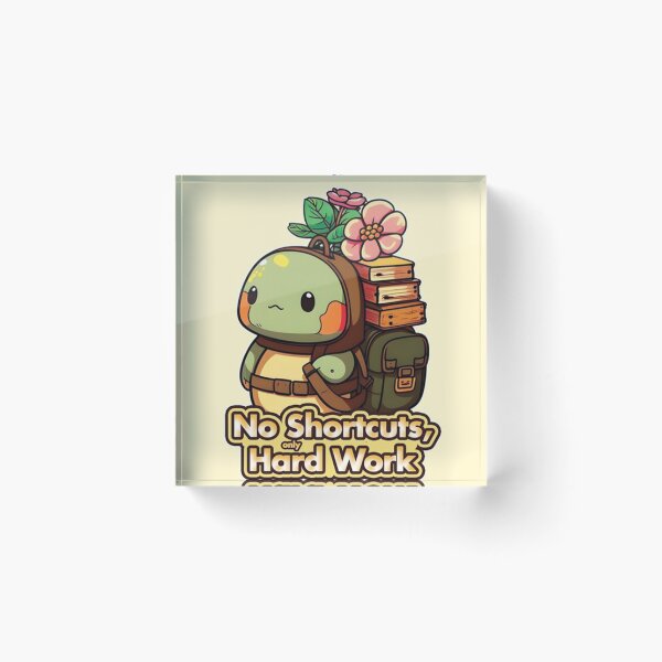 Item preview, No shortcuts, only Hard work   designed and sold by graydarren.