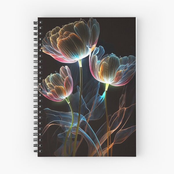 Item preview, flowers with Luminous Lights black background, led backlight artphotos 08 designed and sold by jetaiart.