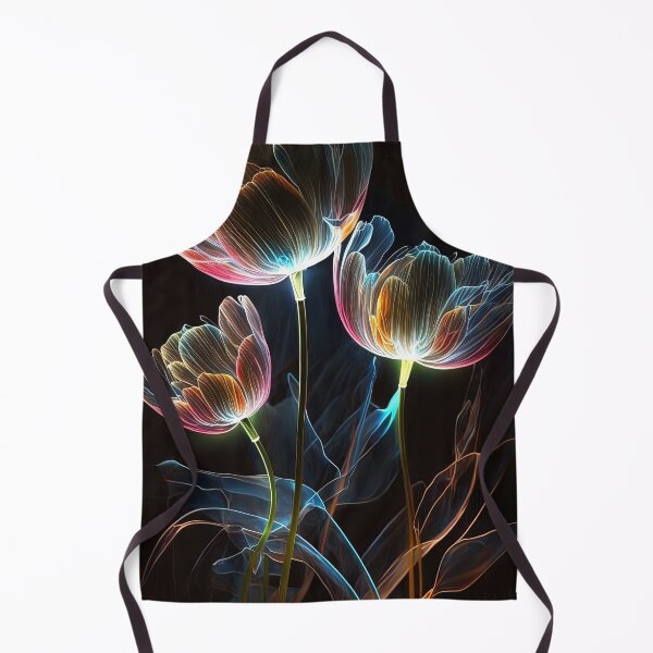 Item preview, flowers with Luminous Lights black background, led backlight artphotos 08 designed and sold by jetaiart.