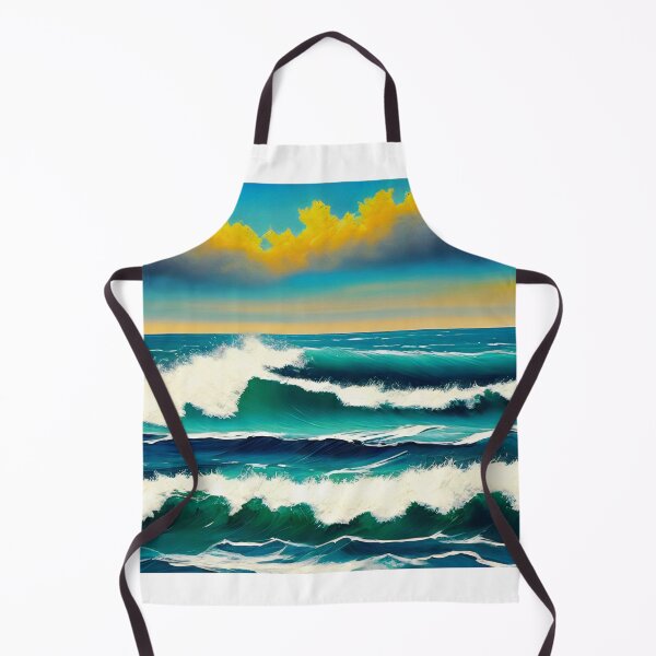 Item preview, Gentle vintage wavescape designed and sold by imagynationwork.