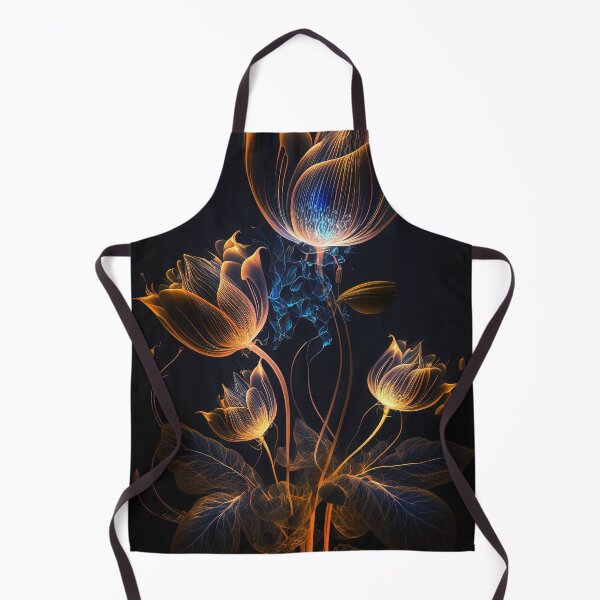 Item preview, flowers with Luminous Lights black background, led backlight artphotos 11 designed and sold by jetaiart.