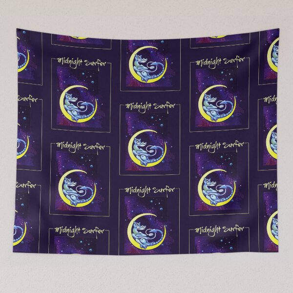 Item preview, Midnight Surfer: Surfing Dragon designed and sold by Patricia Howitt.