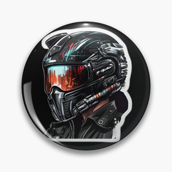 Item preview, Cyberpunk Futuristic Helmet designed and sold by beluxe.