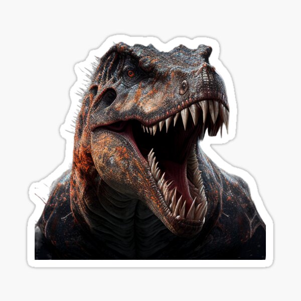 T-Rex Rage  Sticker for Sale by GiftPantheon