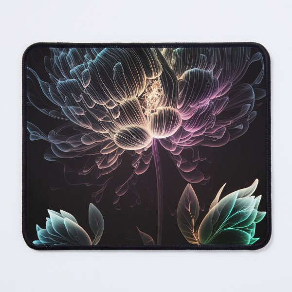 Item preview,  flowers with Luminous Lights black background, led backlight artphotos 12 designed and sold by jetaiart.