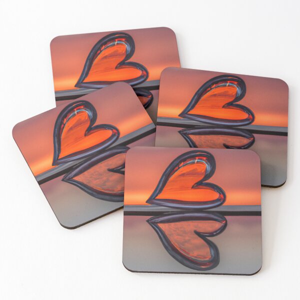 Item preview, Glass Heart on Mirror designed and sold by beyondexistence.