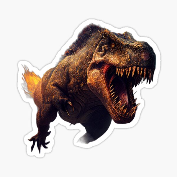 Roaring T-Rex, Jurassic World Sticker for Sale by TMBTM