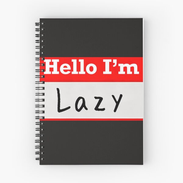 Item preview, Hello I’m “Lazy” - Name tag designed and sold by SirZeus.