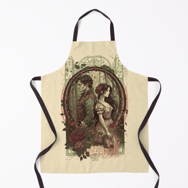 Item preview, Romeo and Juliet Among Roses designed and sold by ArtNouveauChic.