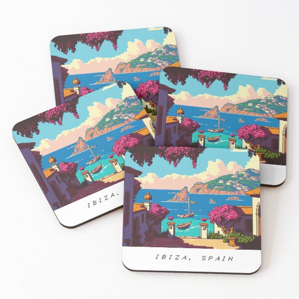 Item preview, Ibiza Pixel Art Retro designed and sold by PixelAirlines.